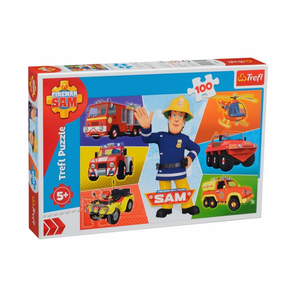 Пъзел Trefl - Пожарникарят Сам, 100 частина ниска цена с бърза доставка - BestPC.BG
