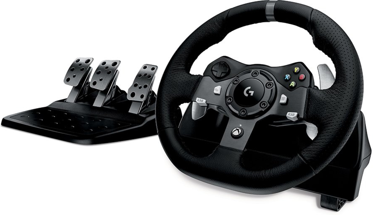 LOGITECH G920 Driving Force Racing Wheel - PC-XB - BLACK - USBна ниска цена с бърза доставка - BestPC.BG