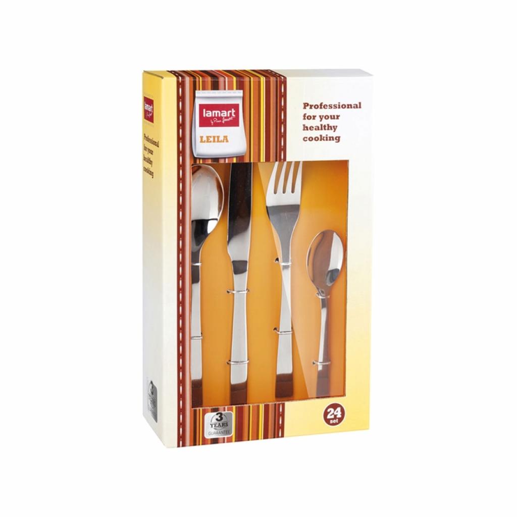 Lamart Прибори за хранене Leila, 24 частина ниска цена с бърза доставка - BestPC.BG