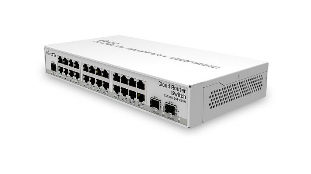 Комутатор/Суич 26-портов комутатор MikroTik CRS326-24G-2S+INна ниска цена с бърза доставка - BestPC.BG