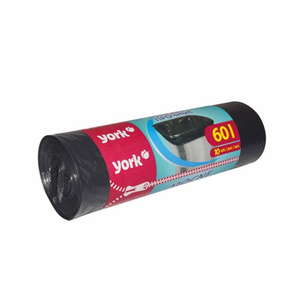 Почистващ продукт York Торби за смет Strong, 60 L, 10 брояна ниска цена с бърза доставка - BestPC.BG