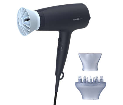 Сешоар PHILIPS Hair dryer 2100W DC motor ThermoProtect black-blueна ниска цена с бърза доставка - BestPC.BG