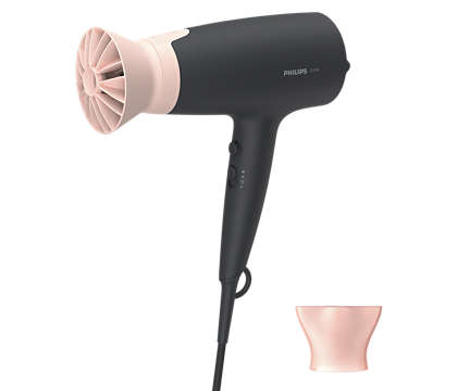 Сешоар PHILIPS Hair dryer 2100W DC motor ThermoProtect black-pinkна ниска цена с бърза доставка - BestPC.BG
