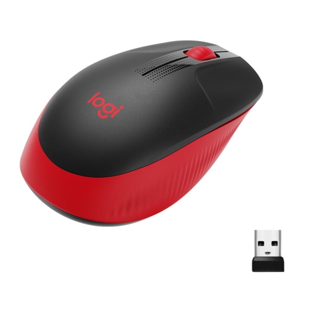 Мишка Mouse Logitech M190 Wireless Червена/Черна 910-005908на ниска цена с бърза доставка - BestPC.BG