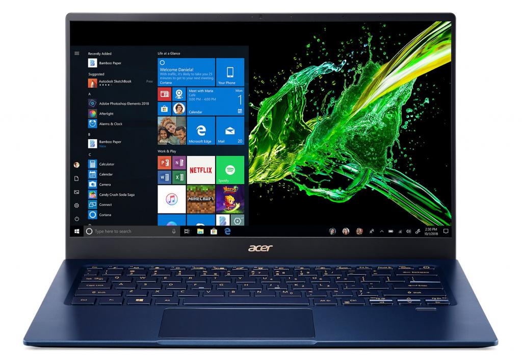 Лаптоп Acer Swift 5 Pro, SF514-54GT-79WS, Intel Core i7-1065G7 3.9Ghz 8GB DDR4 512GB SSDна ниска цена с бърза доставка - BestPC.BG