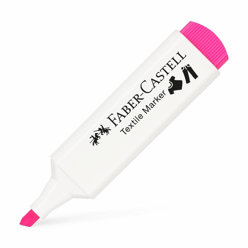 Faber-Castell Маркер за текстил, неоноворозовна ниска цена с бърза доставка - BestPC.BG