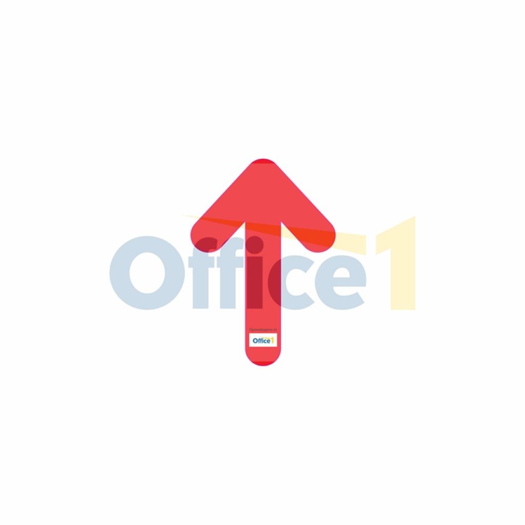 Стикер за под Стрелка, червена, 12 х 12 cmна ниска цена с бърза доставка - BestPC.BG