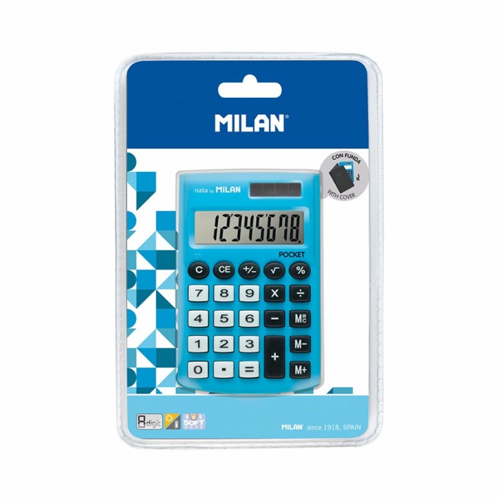 Milan Калкулатор Pocket, 8-разряден, в блистер, синна ниска цена с бърза доставка - BestPC.BG