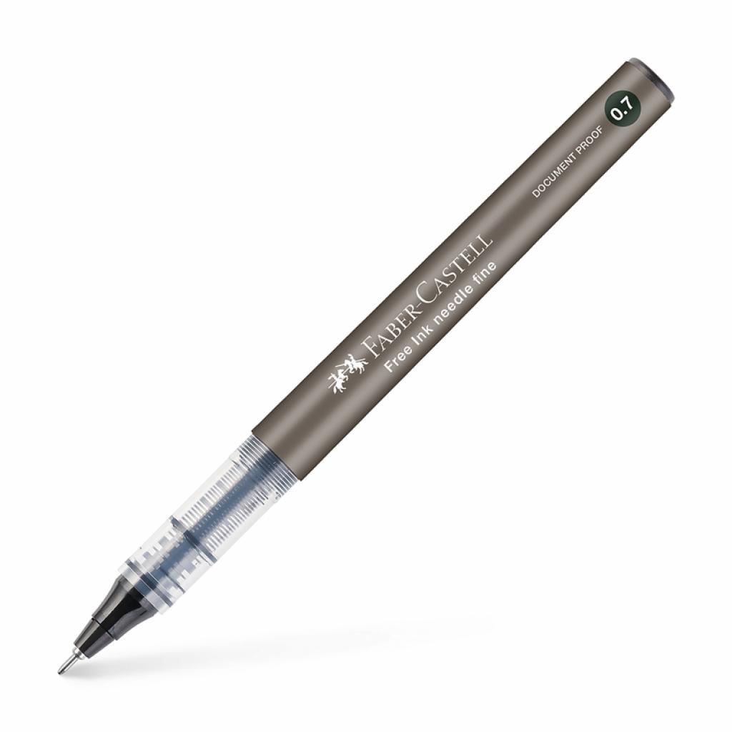 Faber-Castell Ролер Free Ink Needle, 0.7 mm, черенна ниска цена с бърза доставка - BestPC.BG