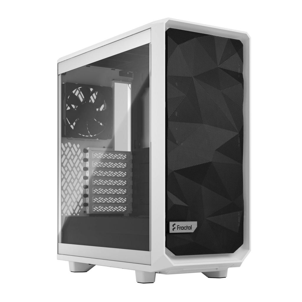 Кутия Fractal Design Meshify 2 Compact White – Clear Tempered Glassна ниска цена с бърза доставка - BestPC.BG