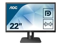 Монитор AOC 22E1Q 21.5inch panel MVA D-Sub-HDMI-DP speakersна ниска цена с бърза доставка - BestPC.BG