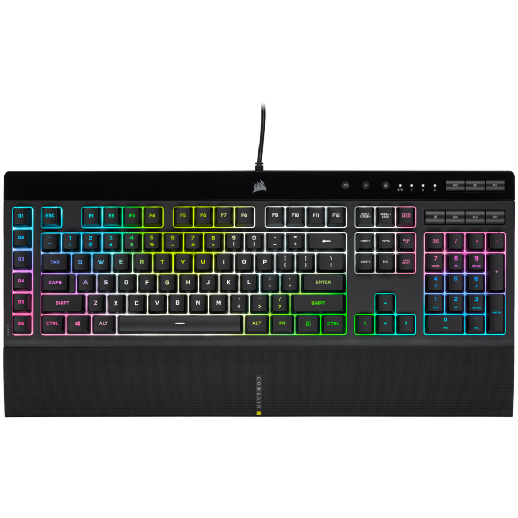 Клавиатура CORSAIR K55 RGB PRO XT Gaming Keyboard RGB Rubberdome CH-9226715-NAна ниска цена с бърза доставка - BestPC.BG