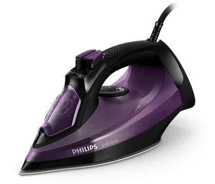 Парна ютия PHILIPS45g/min 180g steam boost SteamGlide Plus 2400 W black/purpleна ниска цена с бърза доставка - BestPC.BG