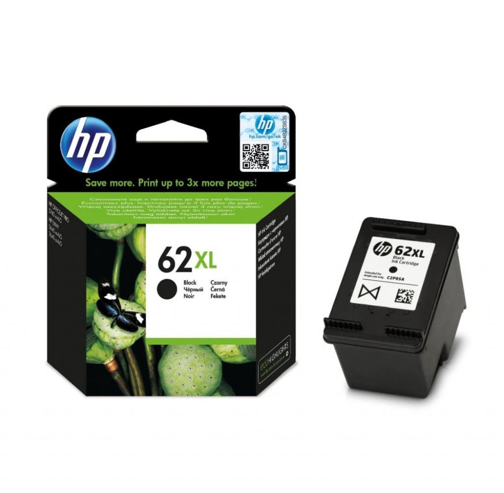 Касета с мастило HP 62XL High Yield Black Original Ink Cartridgeна ниска цена с бърза доставка - BestPC.BG