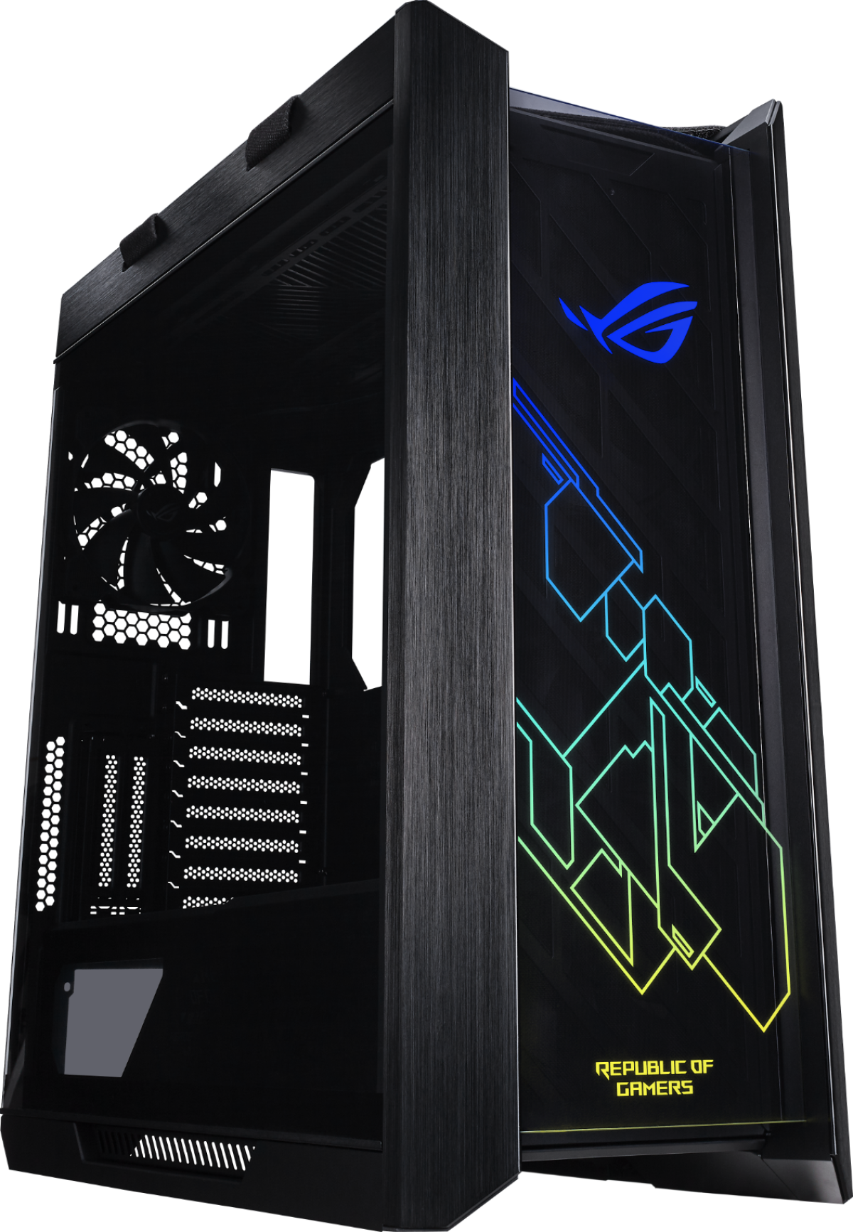 Кутия ASUS ROG Strix Helios, ATX-EATX, Mid-Tower, Aura Sync ARGBна ниска цена с бърза доставка - BestPC.BG