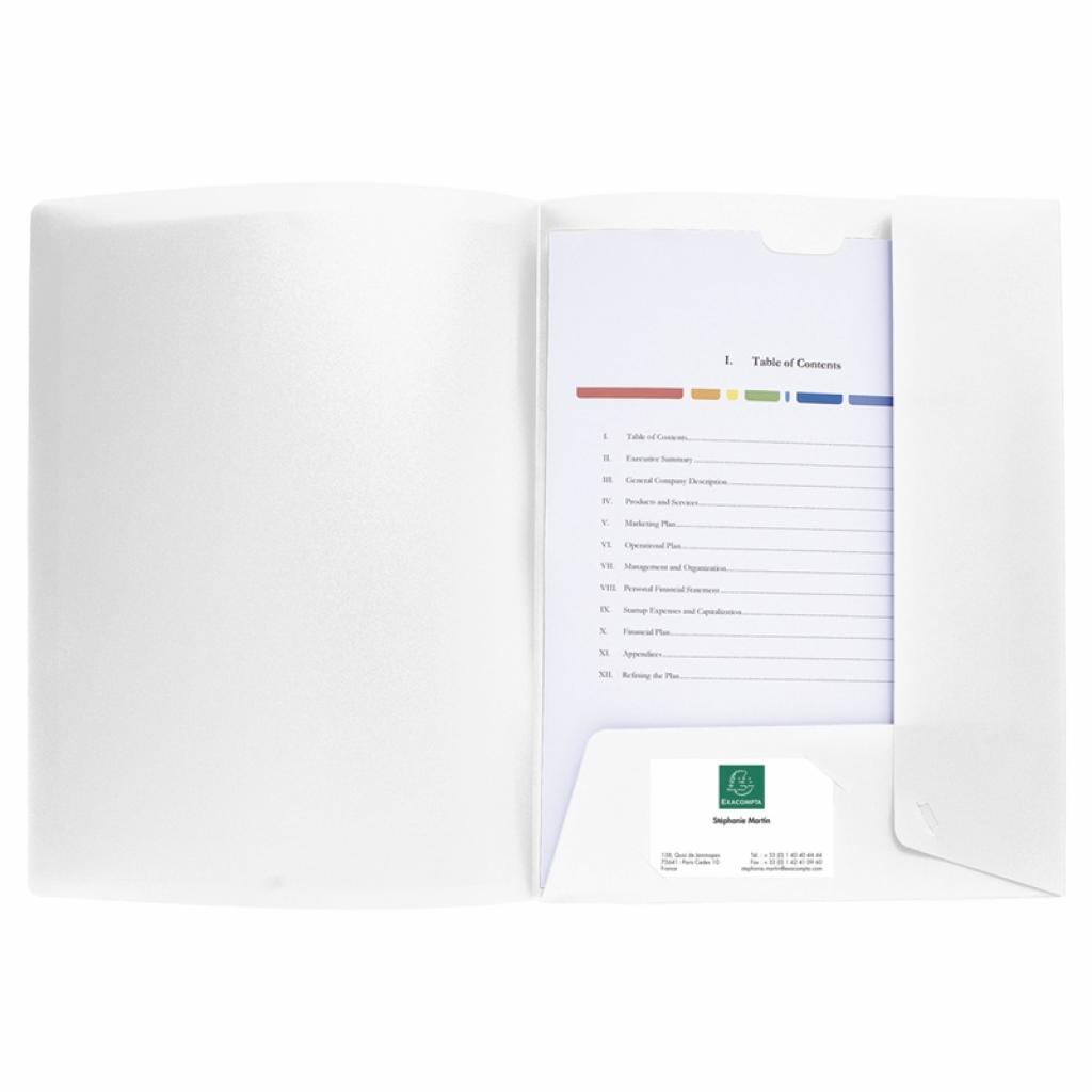 Exacompta Папка за оферти и презентации Kreacover, PP, A4, бялана ниска цена с бърза доставка - BestPC.BG