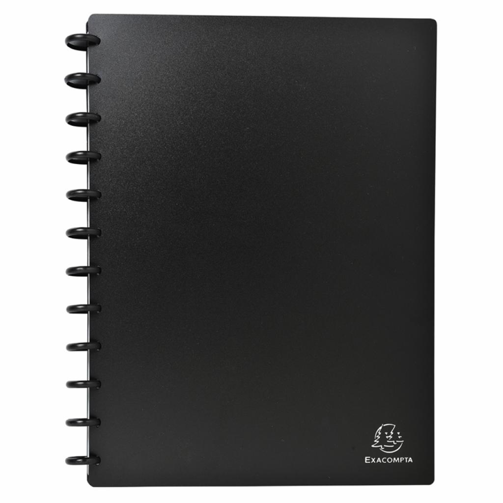 Exacompta Визитник, A4, PP, за 196 визитки, черенна ниска цена с бърза доставка - BestPC.BG