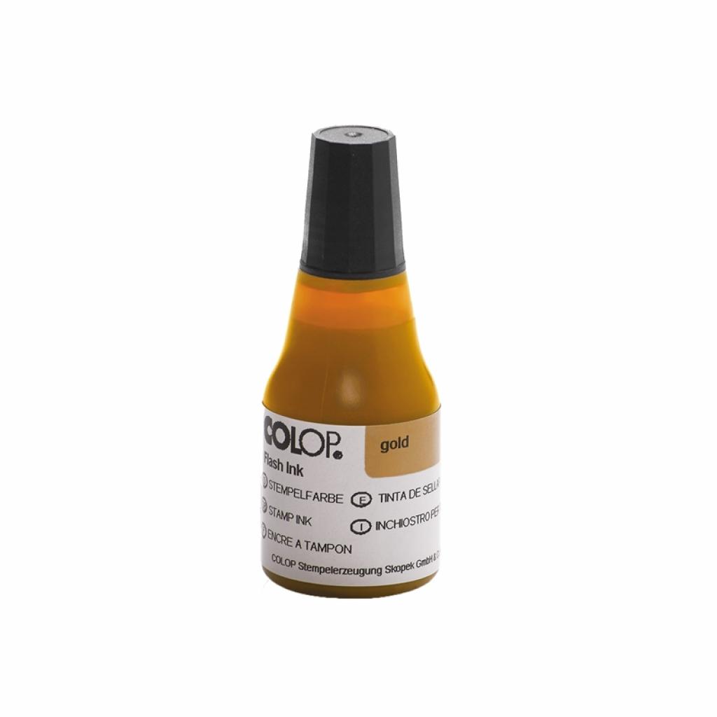 Colop Мастило за тампон EOS, 25 ml, златнона ниска цена с бърза доставка - BestPC.BG