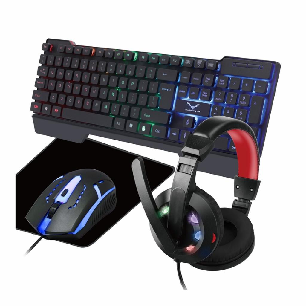 Wesdar Геймърски комплект KM6, 4 в 1, клавиатура, мишка, слушалки и падна ниска цена с бърза доставка - BestPC.BG
