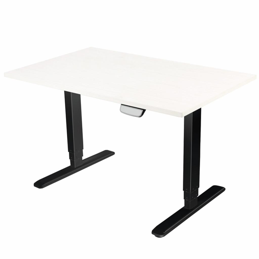 Бюро Работно RFG, 160 x 80 x 62-128 cm, с бял плотна ниска цена с бърза доставка - BestPC.BG