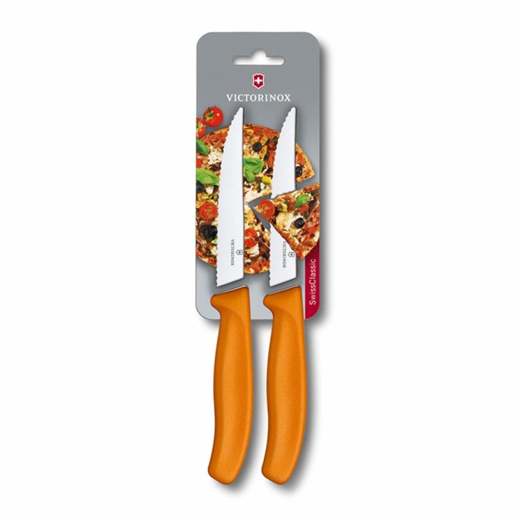 Victorinox Кухненски нож за колбаси и пица, оранжевна ниска цена с бърза доставка - BestPC.BG