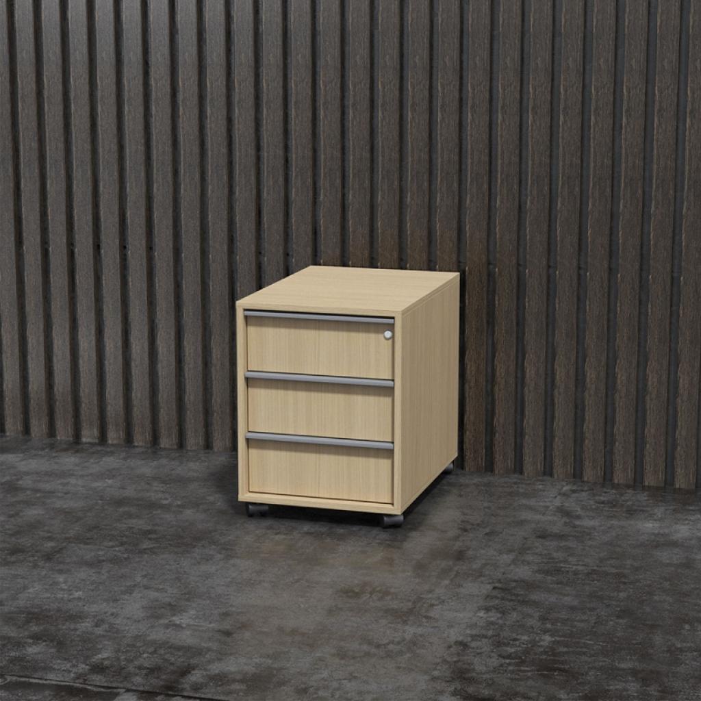 Narbutas Контейнер Nova A, 428 x 600 x 560 mm, меламин избелен дъбна ниска цена с бърза доставка - BestPC.BG