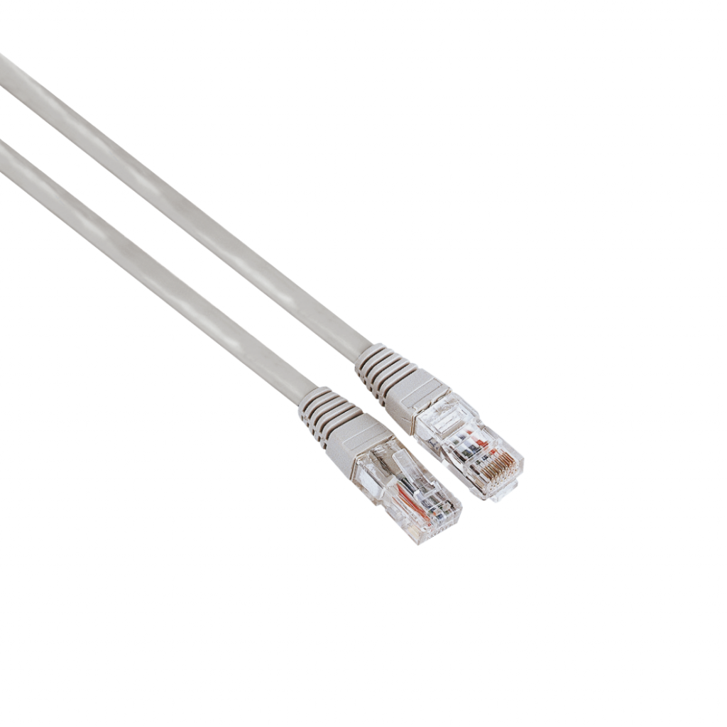 Мрежов кабел HAMA CAT 5e, UTP, RJ-45 - RJ-45, 1.5 m,Сив, булк опаковкана ниска цена с бърза доставка - BestPC.BG