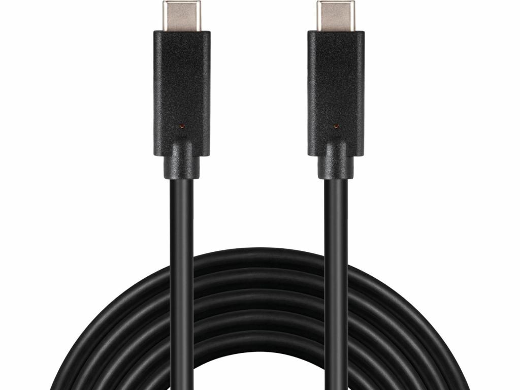 SANDBERG SNB-136-09 :: Кабел USB-C - USB-C 2M USB 3.1 Gen.2, 2.0 мна ниска цена с бърза доставка - BestPC.BG