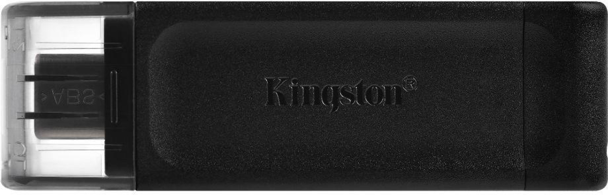 USB памет KINGSTON DataTraveler 70, 128GB,USB-C 3.2 Gen 1, Чернана ниска цена с бърза доставка - BestPC.BG