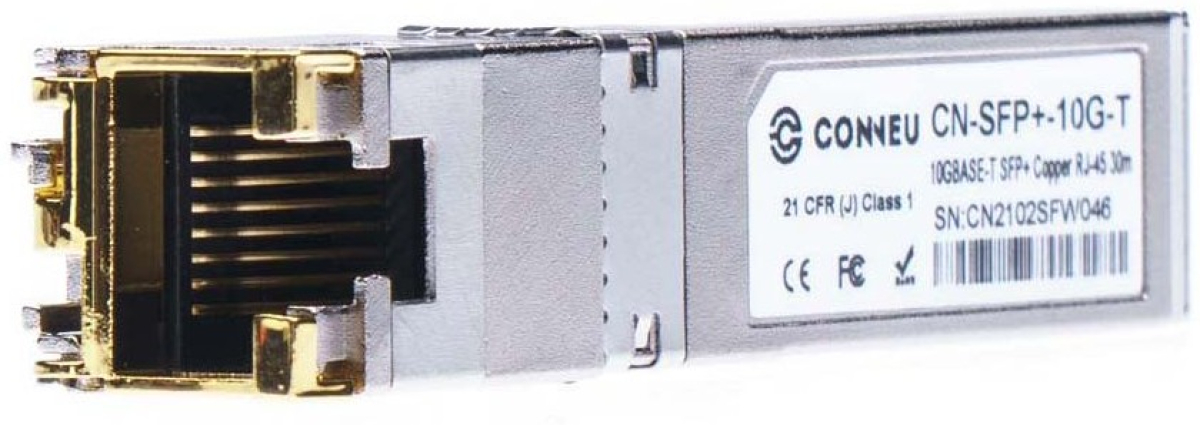 SFP Модул Conneu 10GBASE-T SFP+ Copper RJ-45 30 mна ниска цена с бърза доставка - BestPC.BG
