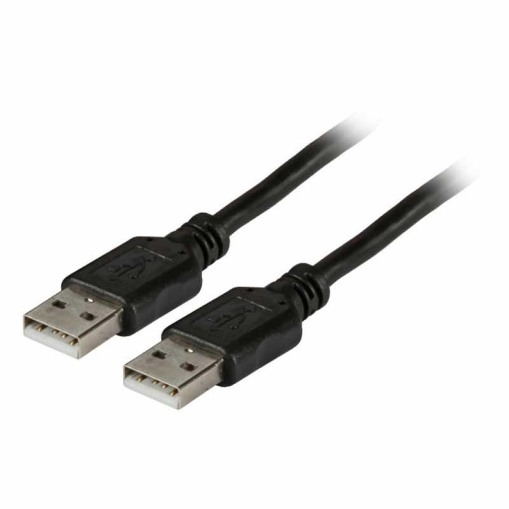 Кабел/адаптер USB2.0 Connection Cable A-A, M-M, blackна ниска цена с бърза доставка - BestPC.BG