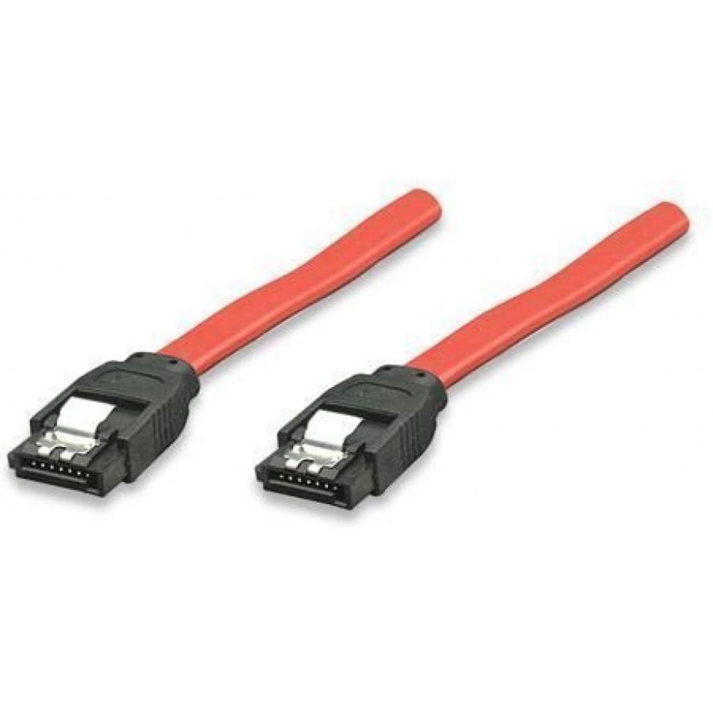 SATA свързващ кабел 6GBs, екраниран, с клипсовена ниска цена с бърза доставка