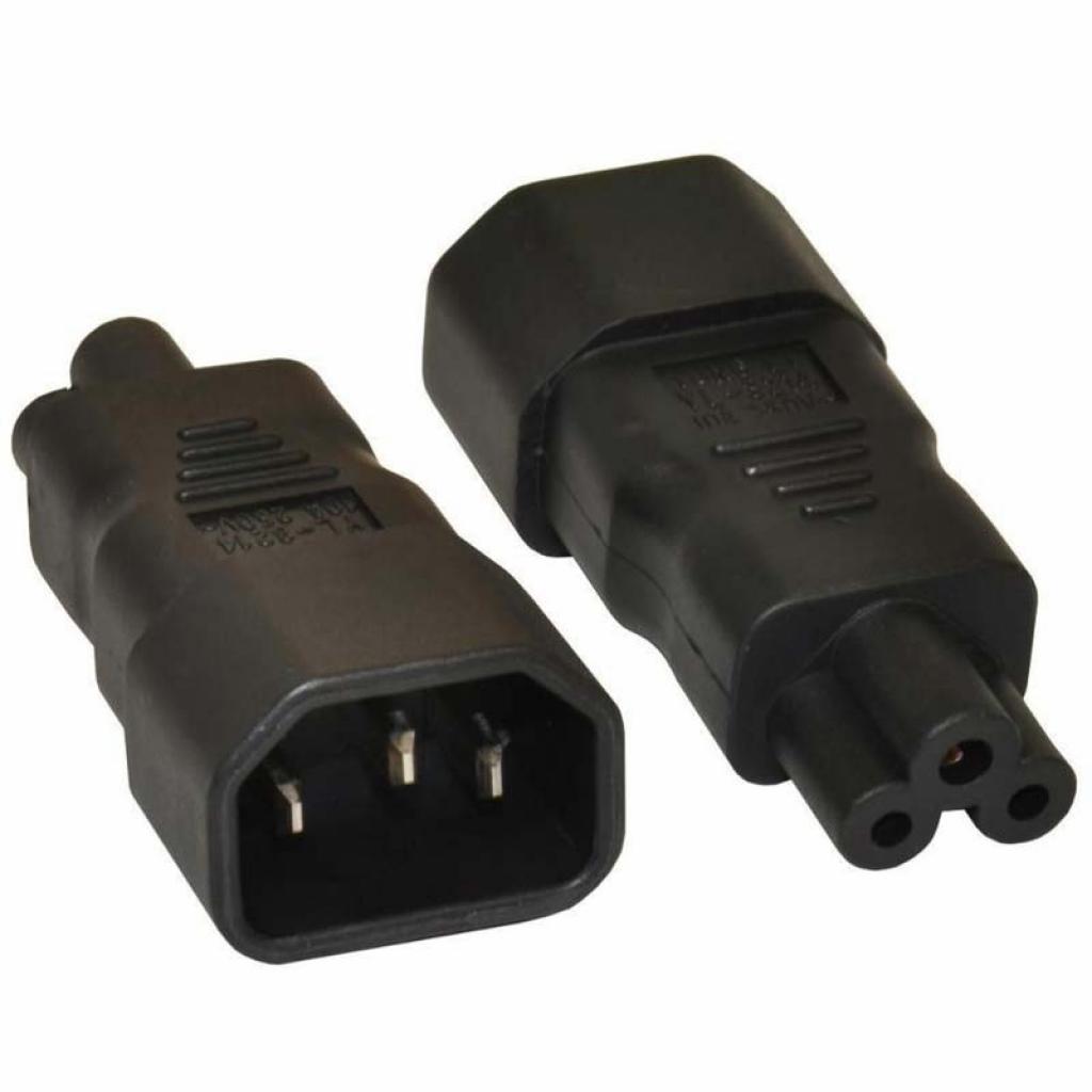 Захранващ конектор-адаптер C5 към C14на ниска цена с бърза доставка - BestPC.BG