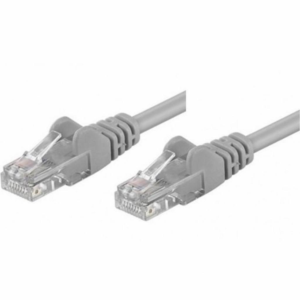 Медна пач корда Patch cable U/UTP, Cat.5e, PVC, CU, greyна ниска цена с бърза доставка - BestPC.BG