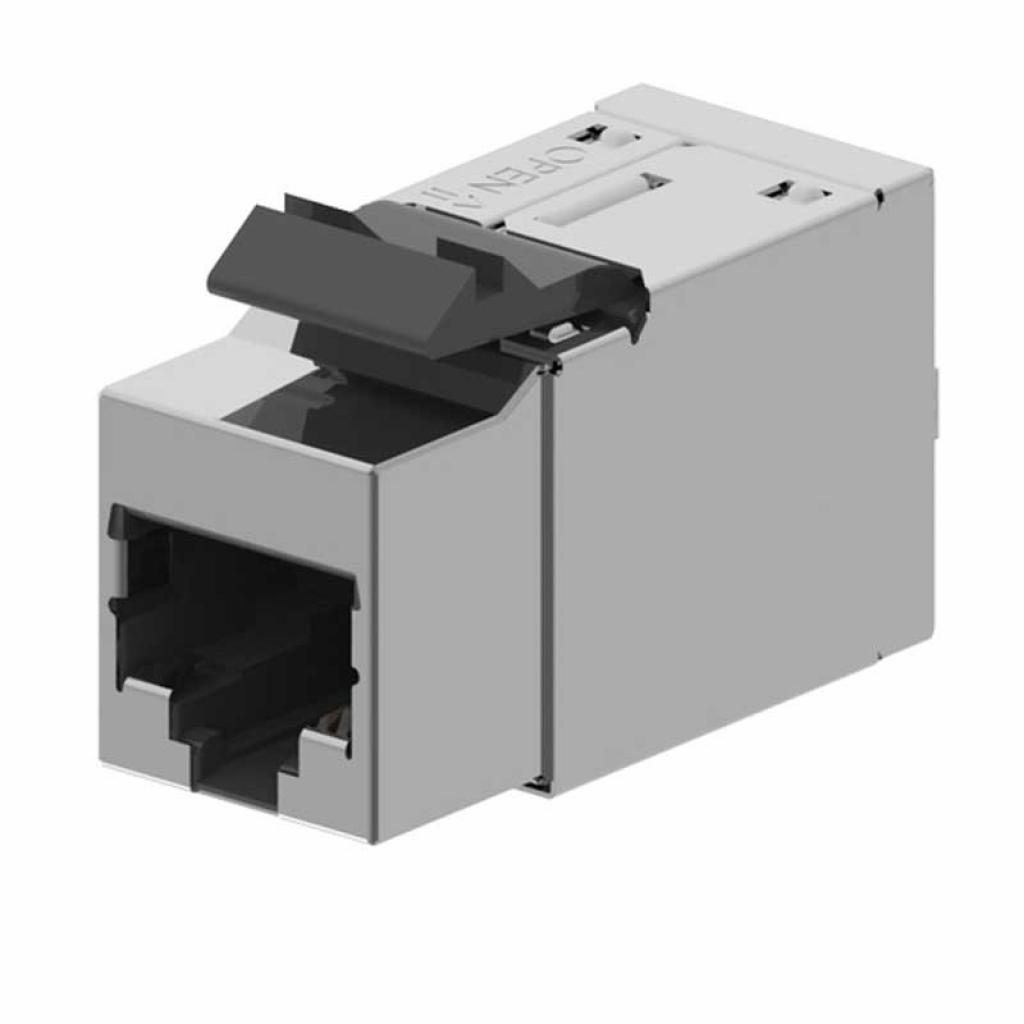 Продукт RJ45 екраниран жак без капаче против прах, кат. 5Eна ниска цена с бърза доставка - BestPC.BG