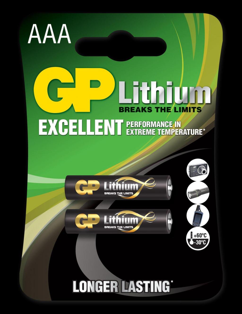 Литиева батерия GP CR03 AAA 1,5V 2бр. в блистерна ниска цена с бърза доставка - BestPC.BG