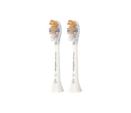 PHILIPS toothbrush head Sonicare A3 Premium All-in-One 2pcs whiteна ниска цена с бърза доставка - BestPC.BG