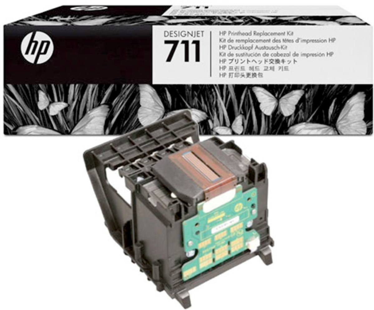 Касета с мастило HP 711 original printhead C1Q10A Replacement Kitна ниска цена с бърза доставка - BestPC.BG