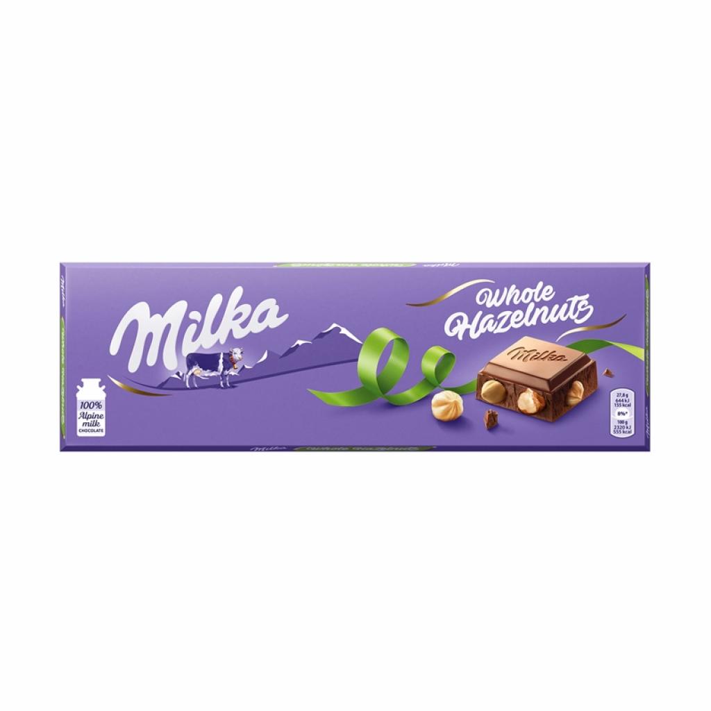 Продукт Milka Шоколад, с цял лешник, 250 gна ниска цена с бърза доставка - BestPC.BG