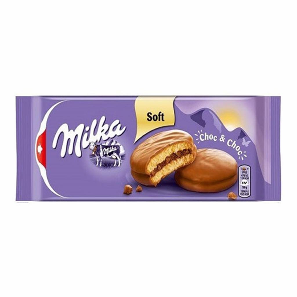 Продукт Milka Шоколадови бисквити Сандвич, 150 gна ниска цена с бърза доставка - BestPC.BG