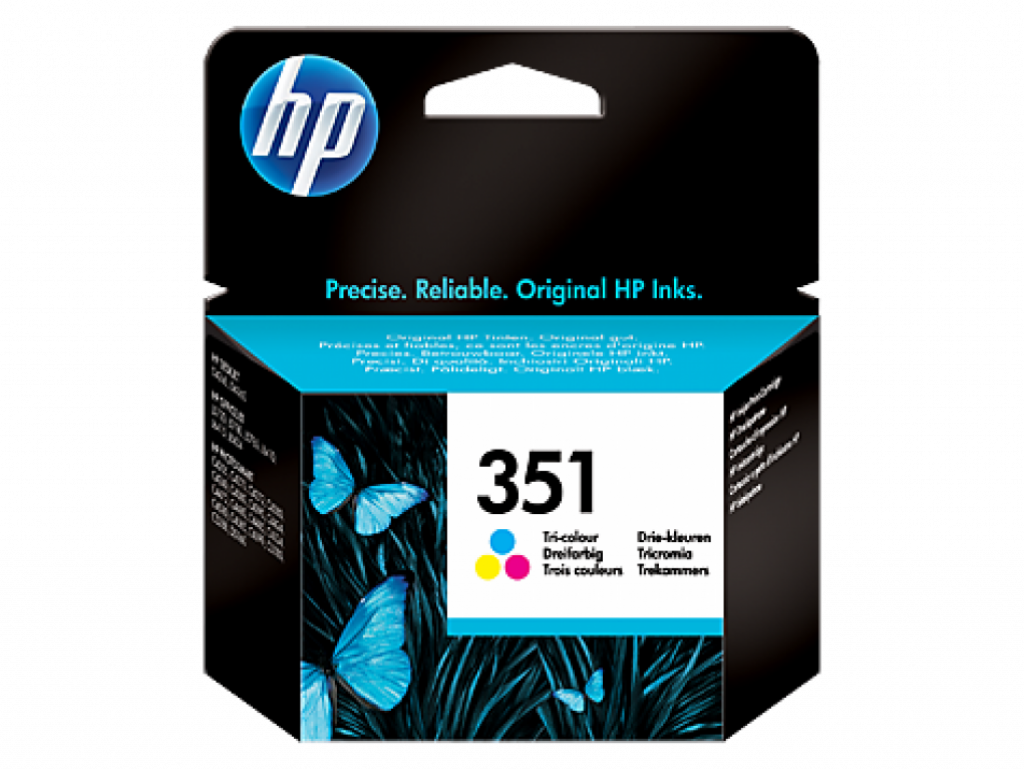 Касета с мастило HP 351 original Ink cartridge CB337EE UUS tri-colour low capacity 3.5ml 170 pages 1-packна ниска цена с бърза доставка - BestPC.BG