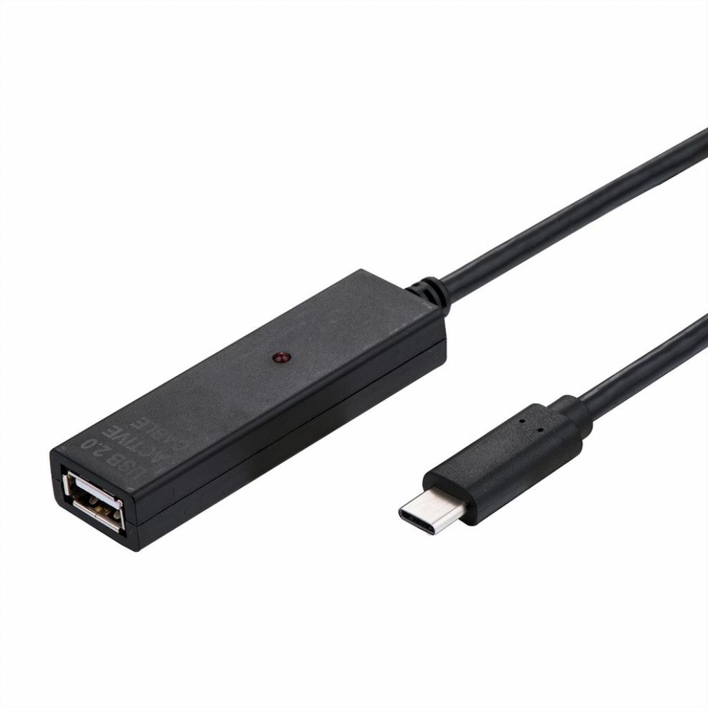 USB 2.0 удължителен кабел, Type C - Type A, M-F, 10 мна ниска цена с бърза доставка - BestPC.BG