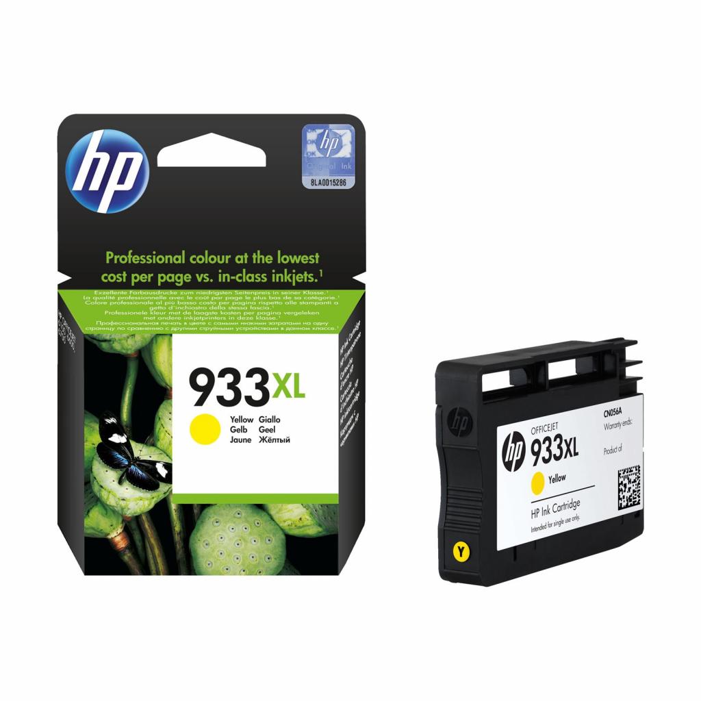 Касета с мастило HP 933XL original Ink cartridge CN056AE BGX yellow high capacity 825на ниска цена с бърза доставка - BestPC.BG