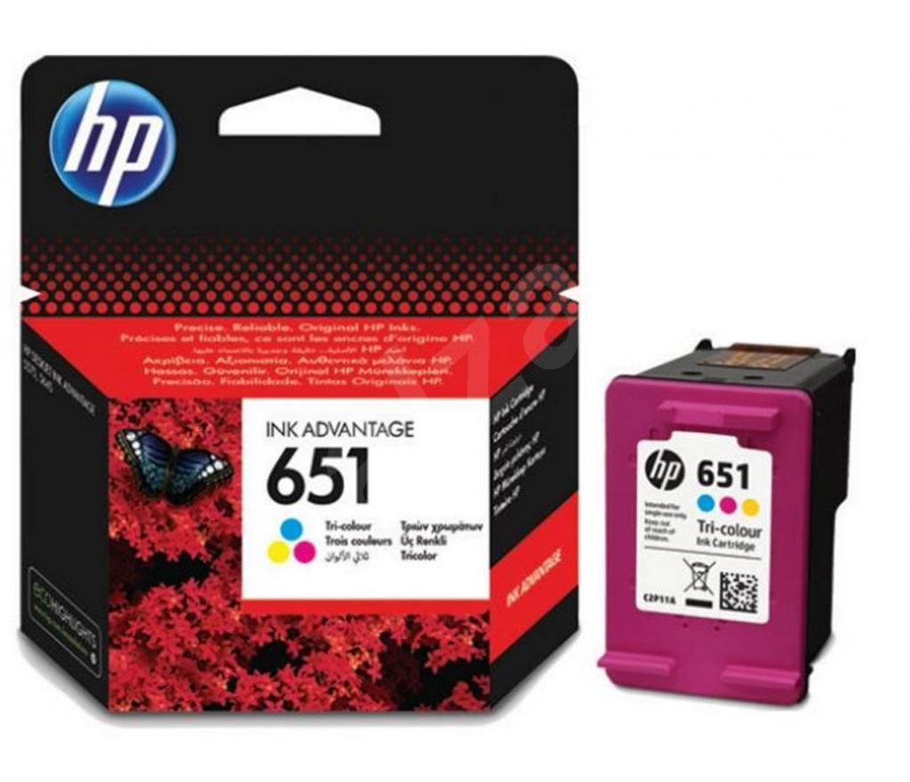 Касета с мастило HP 651 original Ink cartridge C2P11AE BHK Tri-colorна ниска цена с бърза доставка - BestPC.BG