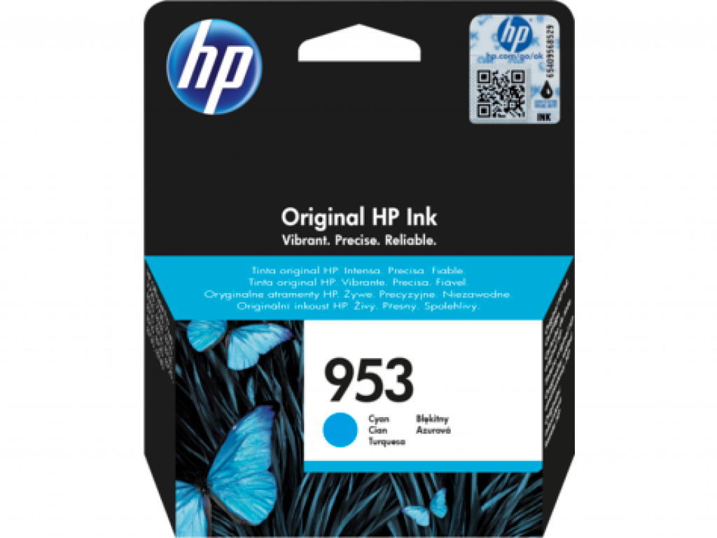 Касета с мастило HP 953 original Ink cartridge F6U12AE BGX Cyan 700 Pagesна ниска цена с бърза доставка - BestPC.BG