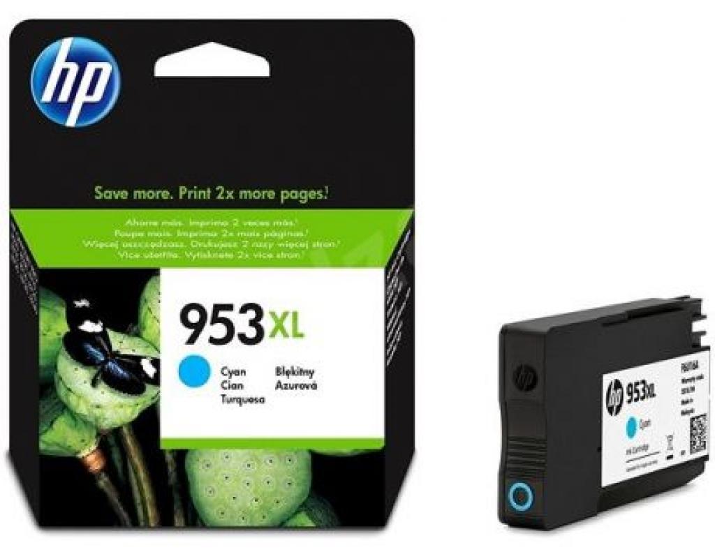 Касета с мастило HP 953XL original Ink cartridge F6U16AE BGX Cyan 1.600 Pagesна ниска цена с бърза доставка - BestPC.BG