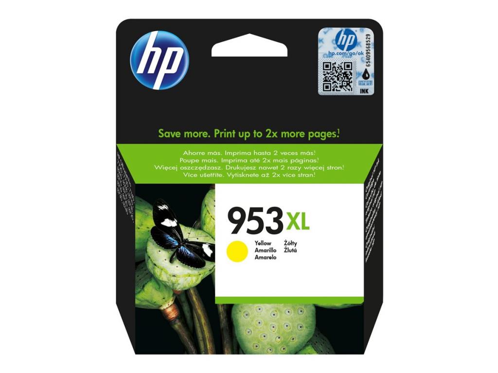 Касета с мастило HP 953XL original Ink cartridge F6U18AE BGX Yellow 1.600 Pagesна ниска цена с бърза доставка - BestPC.BG
