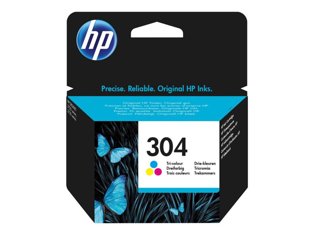 Касета с мастило HP 304 original Tri-color Ink cartridge N9K05AE UUSна ниска цена с бърза доставка - BestPC.BG