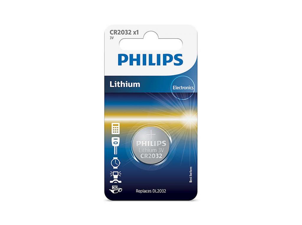 Батерия PHILIPS CR2032 3,0V Coin Blisterна ниска цена с бърза доставка - BestPC.BG