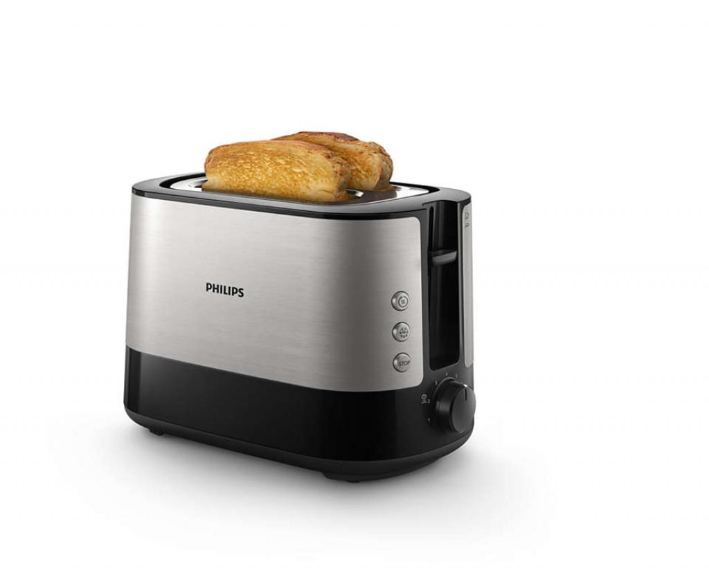 Philips Viva Collection Toaster HD2630-20 2 slot 3 functionна ниска цена с бърза доставка - BestPC.BG